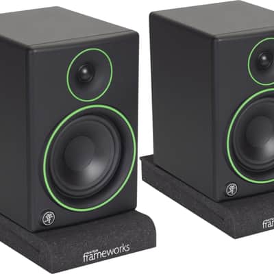 Gator GFW-ISOPAD-SM Acoustic Foam Studio Monitor Isolation Pads, Small, 2-Pack image 4