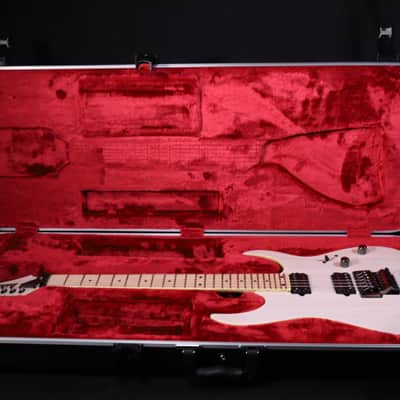 Ibanez RG652AHMAWD RG Prestige 6str Electric Guitar w/Case - Antique White Blonde 108 image 10