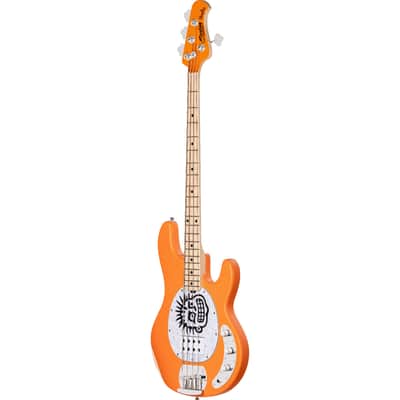 Sterling by Music Man Mike Herrera Artist Series StingRay Bass - Orange Creamsicle image 4