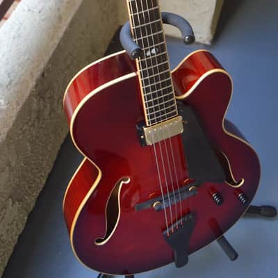 Peerless Leela (16" Cremona) 40th anniversary model Ruby Sunburst, one of 50 made image 15