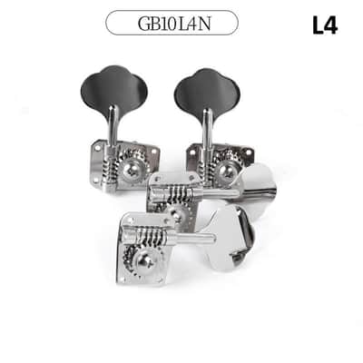 Gotoh GB10 Vintage Open-Gear Bass Tuning Machines L4 - Nickel