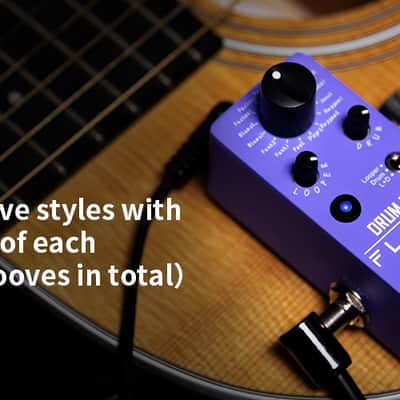 FLAMMA FC01 Drum Looper Pedal Loop 20Min Recording 16 Drum Grooves Tap Tempo,price include the import duty to US buyer image 8