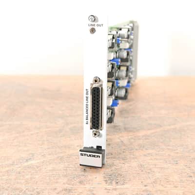 Studer 8-Channel Analog Line Out Card for D21m & D23m Modular I/O System CG01HBB image 1