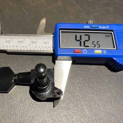 Black Samick Vantage Guitar Tuner / Machine Head Vintage 80s/90s MIK image 8