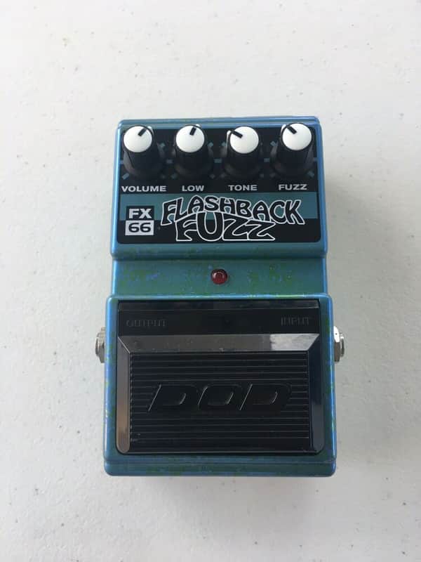 DOD Digitech FX66 Flashback Fuzz Distortion Rare Vintage Guitar Effect Pedal image 1
