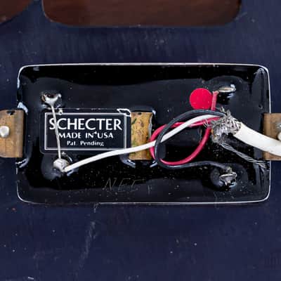 1981 Schecter T-style HH Dream Machine Vintage Guitar w/ Z Plus SuperRock Humbuckers, Case image 20