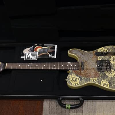 M-Tone TKO Custom T - Telecaster Nicotine Paisley + Lollars image 22
