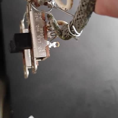 1964 Airline Supro Res-o-glass model Wiring Harness Vintage Cool! Rare Luthier parts for project restoration 1960s 60s 64 image 4