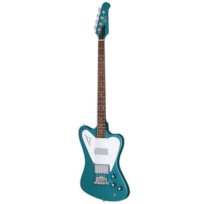 Gibson Non-Reverse Thunderbird 4-String Bass w/ Hardshell Case - Faded Pelham Blue image 2