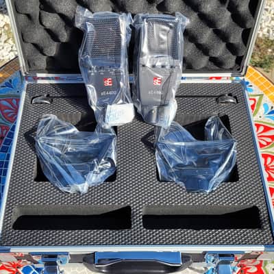 sE Electronics SE4400-PAIR (2nd Gen) Factory Matched Pair of SE4400 Large Diaphragm Condenser Microphones - With Shock Mounts, Stereo Bar, and Hard Case! **FREE SHIPPING!** image 1