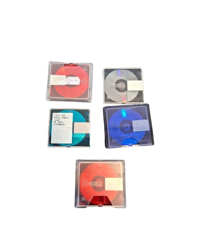 Sony MD 80 - Multi-Coloured X 5 – Minidisc - Very Good image 1