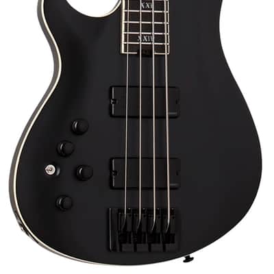 Schecter SLS Evil Twin-4 LH Satin Black image 1