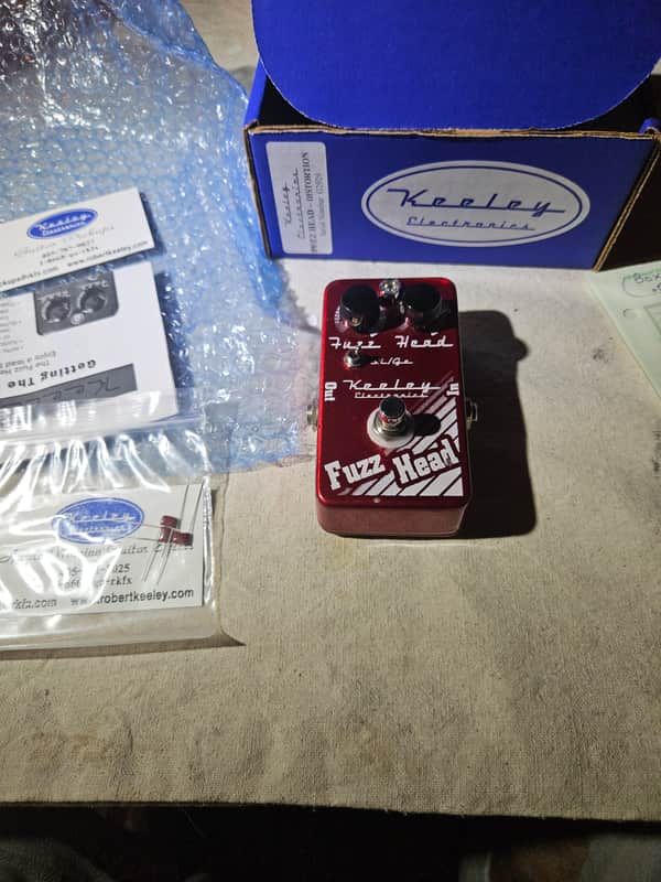 Keeley  fuzz head Fx pedal in excellent condition image 1
