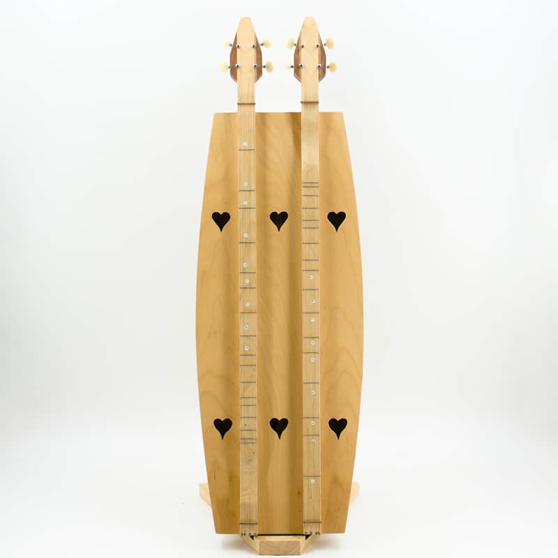 Used J. Folks BFVC Natural Double-Neck/Couples Dulcimer image 1
