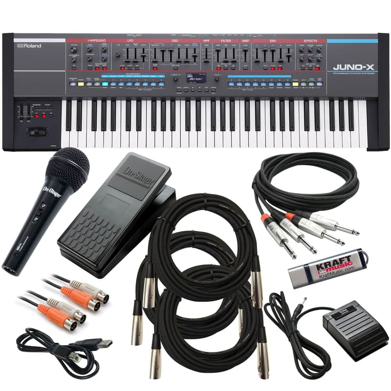 Roland Juno-X 61-Key Programmable Polyphonic Synthesizer - Cable Kit image 1