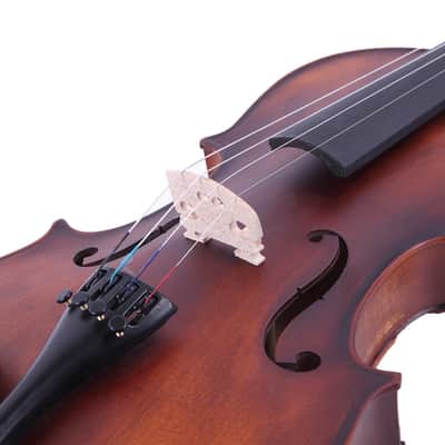 Glarry GV200 4/4 Antiqued Matte Solid Wood Violin image 6