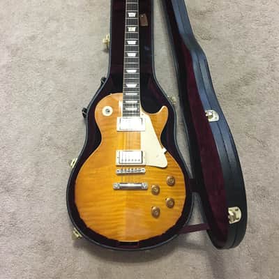 Gibson Les Paul Custom Shop Hot Mod Refin 1955 PROTOTYPE Proto # 1 Amber Burst RARE! image 7