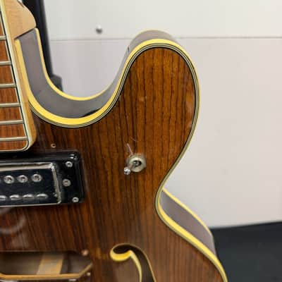Vintage Univox 335 Style Hollowbody Electric Guitar Made in Japan for Parts or Repair 1970's image 11