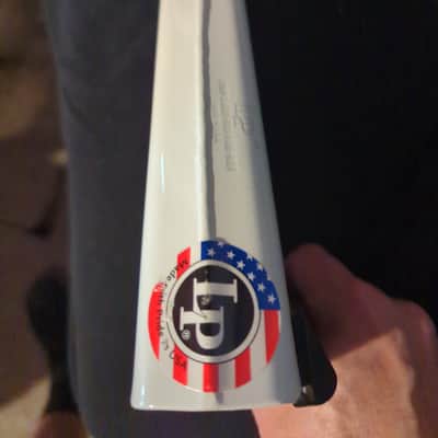 Latin Percussion LP009TL Tommy Lee Signature Rockstar Ridge Rider Cowbell 2021 - White image 2