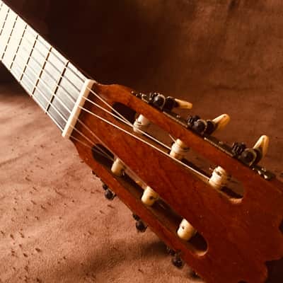 Flamenca classic vintage guitar, Suspiro modèle 100, luthier J.B. Perez, Valencia, 1970, Spain image 5