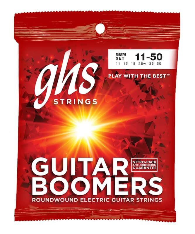GHS GBM Boomers Electric Guitar String Set - Medium 11-50 image 1