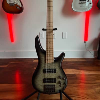 Ibanez SR405EMQM 5-String Electric Bass 2019 - Surreal Black Burst Gloss