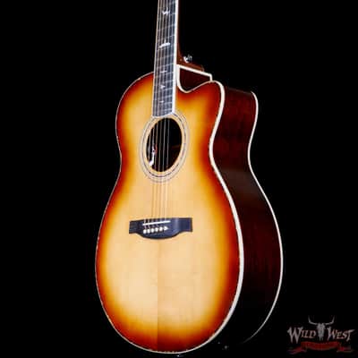 Paul Reed Smith PRS SE A40E Ebony Fretboard Ovangkol Side & Back Electric Acoustic Tobacco Burst image 2