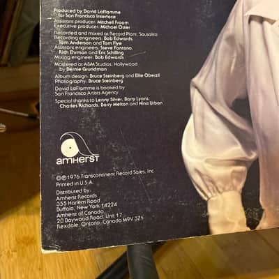 David Laflamme, White Bird Original 1976 vinyl record 1976 image 5