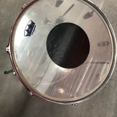 Ludwig Vistalite 16” x 16” Clear 1970’s Floor Tom Drum 16x16 image 3