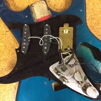 Kramer Pacer Deluxe C Series body loaded  Floyd Rose  Ready 1983 blue image 4