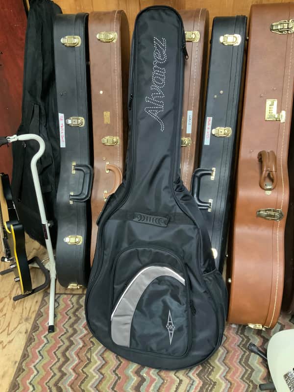 Alvarez acoustic bass guitar AFC15BA 2022 - Black 15mm padded gigbag new Bild 1