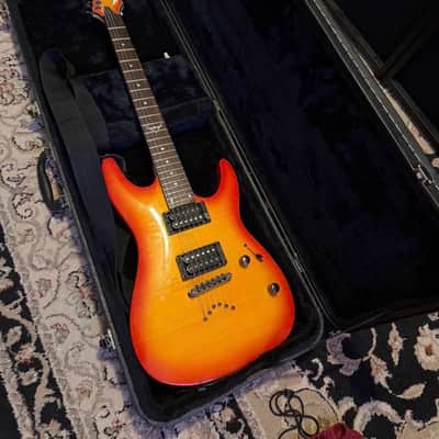 Dean Custom 350 Maple Electric 2010โs - Amber burst image 1
