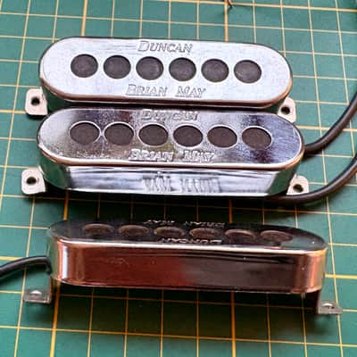 Original Seymour Duncan Brian May Pickups (Set of 3) – from 1993 Guild Red Special BM01 - Chrome image 3