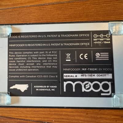 Moog Minifooger MF Trem v2 2010s - Black image 4