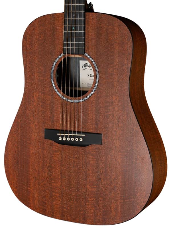 Martin D-X1E Acoustic Electric Guitar. HPL Mah/Mah w/SS image 1