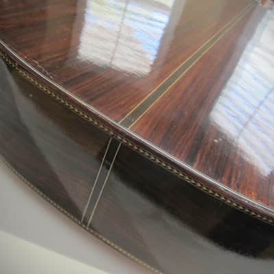 Palmer Classical Guitar Model Model PC-15 Traditional Guitar of Valencia Spain Herringbone Circa-1970s-Natural Rosewood image 13