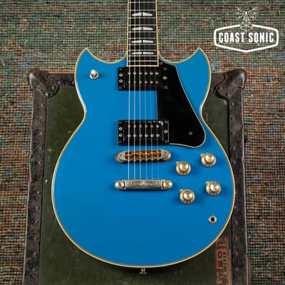 Rare! 1980 Yamaha SG2000 Limited Edition Masayoshi Takanaka Lagoon Blue Made in Japan neck trough image 5