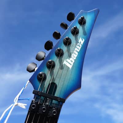 IBANEZ j.custom Limited Edition RG8620SHGFB Glost Fleet Blue Burst 6-String Electric Guitar w/ Molded Hard Case 2026 image 2