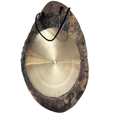 GM Designs Hanging/Mountable Irregular Cymbal w/ 12" Bell - Unique Resonant Voices! image 4