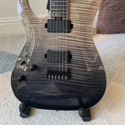 Schecter C-1 SLS Elite Left-Handed 2018 - Present - Black Fade Burst image 2