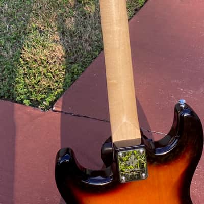 Fat Strat style body Complete Package SSH custom build locking tuners High mass Trem body Mini toggles "Gilmore mod" 14 tones image 6