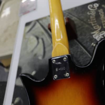 Teisco Del Rey E-110 1960's Sunburst image 13