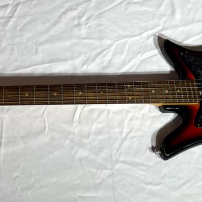 Teisco E-110 1960s Electric Guitar - Tulip Sunburst - Japan image 1
