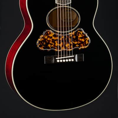 Bourgeois SJ Oval Hole Mahogany and Aged Tone Adirondack Spruce Black Top Custom NEW image 1
