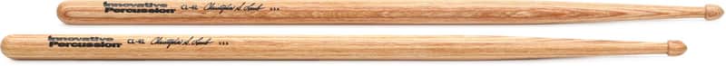 Innovative Percussion CL-4L Christopher Lamb Model #4 Concert Snare Drumsticks - Laminated Beech - Bullet Shaped Bead (2-pack) Bundle image 1
