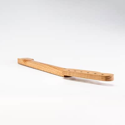 Allparts Select "Licensed by Fender®" AAA+ Roasted Flame Maple "VIN-MOD" Replacement Neck for Telecaster® - Unfinished - Soft V Shape image 11
