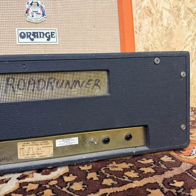 Vintage 1969 1970 Simms Watts AP100 MK1 100w Valve Amplifier Head 1970s image 12