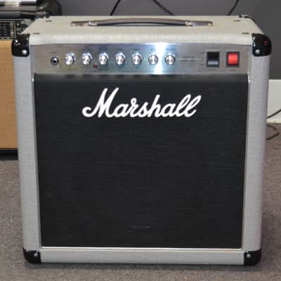 Marshall 2525C JCM 25/50 Guitar Combo Amplifier – Used - Silver Tolex image 1