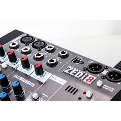 Allen & Heath ZEDi-8 6-Channel Mixer and USB Audio Interface image 5