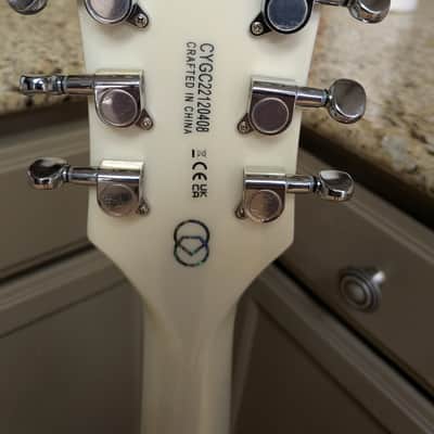 Gretsch G5622T-140 140th Anniversary Electromatic Double Platinum Center Block 2023 - Present - Two-Tone Stone Platinum / Pearl Platinum image 6